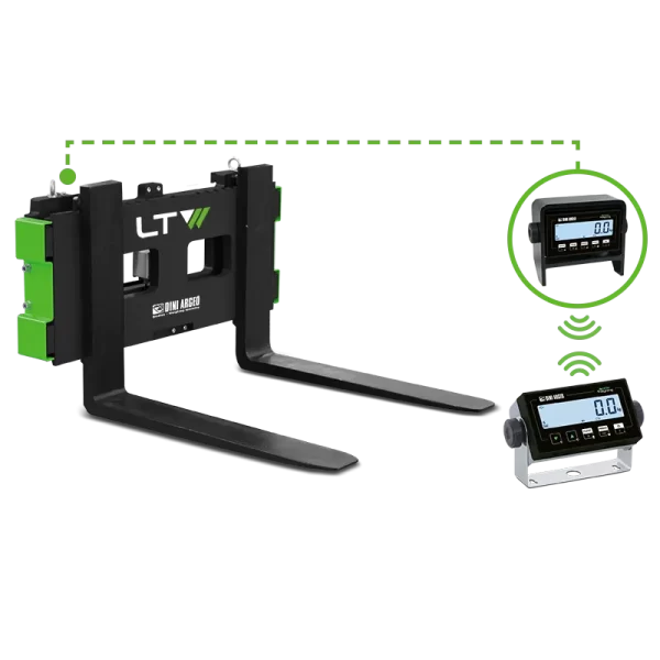 LTW Compact Forklift Truck Weighing System with Bluetooth and Second Display