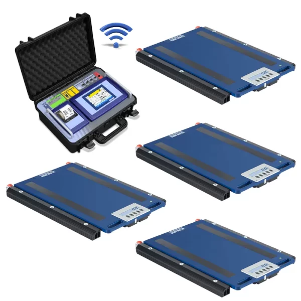 WWSE2G4 3590ETKR 4 Pad Wireless Vehicle and Axle Weighing System