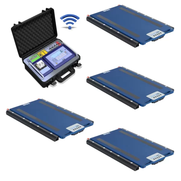 WWSD2G4 DFWKRP 4 Pad Wireless Vehicle and Axle Weighing System