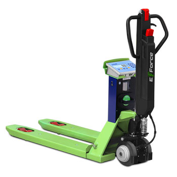 Dini Argeo TPW E-Force Pallet Truck Scales with Electric Traction Tiller
